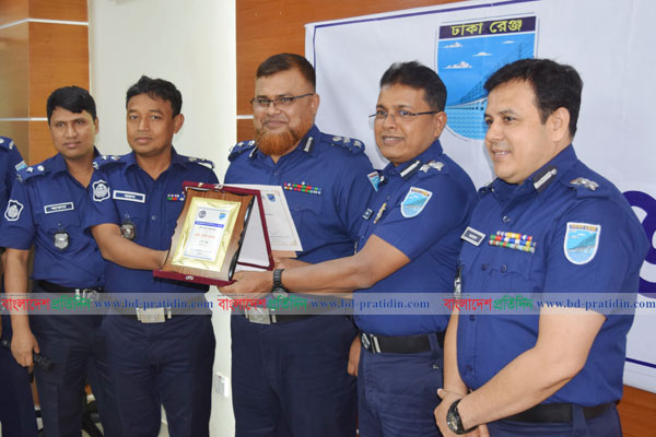 ৬ষ্ঠ বারের মত ঢাকা রেঞ্জে শ্রেষ্ঠ এসপি হারুন