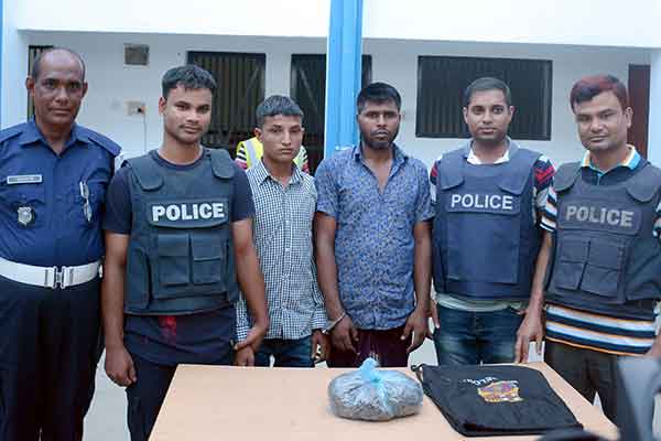বিশ্বনাথে গাঁজাসহ আটক ২