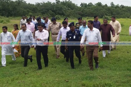কুমিল্লায় প্রথম বর্ডার হাটের জন্য জায়গা পরিদর্শন