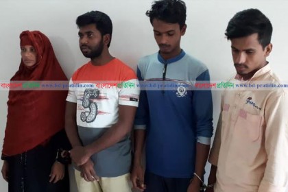 মাদারীপুরে মানব পাচার চক্রের ৪ প্রতারক গ্রেফতার
