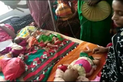 চাঁপাইনবাবগঞ্জ সদর হাসপাতালে বাড়ছে নিউমোনিয়া রোগী