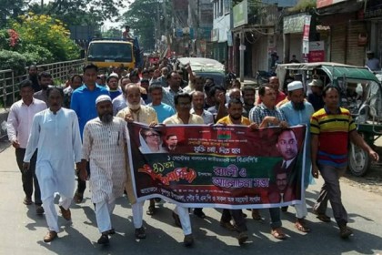 ফুলপুরে বিএনপির প্রতিষ্ঠাবার্ষিকীতে বর্ণাঢ্য র‌্যালি