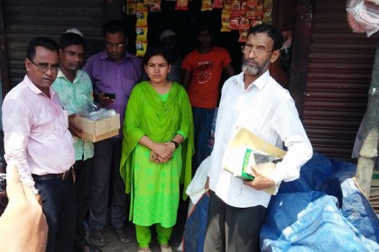 শ্রীবরদীতে নিষিদ্ধ পলিথিন বন্ধে র‌্যালি