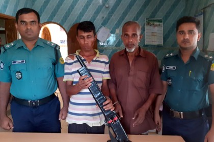 সিলেটে অস্ত্রসহ দুই সন্ত্রাসী আটক

