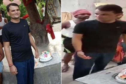 জেলে মিষ্টি বিতরণ ও কেক কেটে খুনীর জন্মদিন পালন 