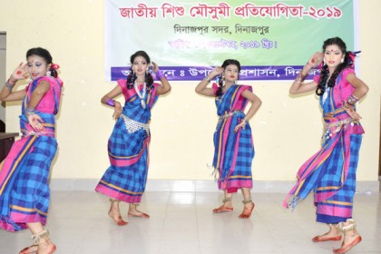 দিনাজপুরে জাতীয় শিশু মৌসুমী প্রতিযোগিতার  বিভিন্ন ইভেন্টের উদ্বোধন