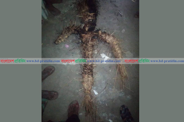 

জাতীয় পার্টির দুই গ্রুপে সংঘর্ষে আহত ১৩, সাদ এরশাদের কুশপুত্তলিকা দাহ