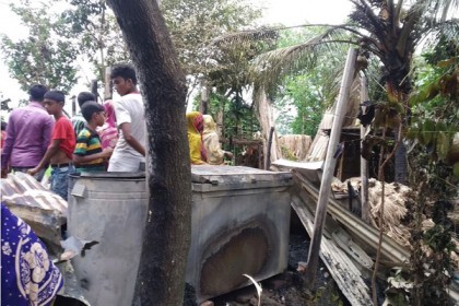 নাটোরে অগ্নিকাণ্ডে বাড়ি-গবাদিপশু পুড়ে ছাই
