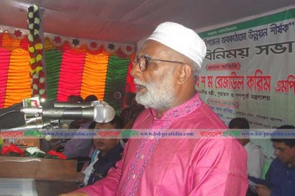 স্বাধীনতা বিরোধীদের থেকে সতর্ক থাকতে হবে: গণপূর্ত মন্ত্রী 