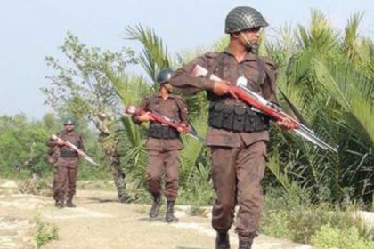 আবারও রোহিঙ্গা অনুপ্রবেশের চেষ্টা, সীমান্তে সতর্ক বিজিবি