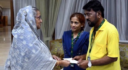 এন্ড্রু কিশোরকে ১০ লাখ টাকা অনুদান দিলেন প্রধানমন্ত্রী