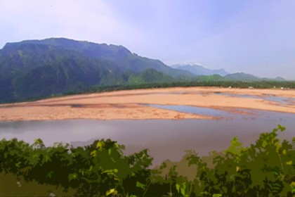 ‘আকাশে হেলান দিয়ে পাহাড় ঘুমায়, পাদদেশে জাদুকাটা নদী’