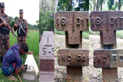 অবশেষে সীমানা পিলার থেকে মুছে গেল পাকিস্তানের নাম