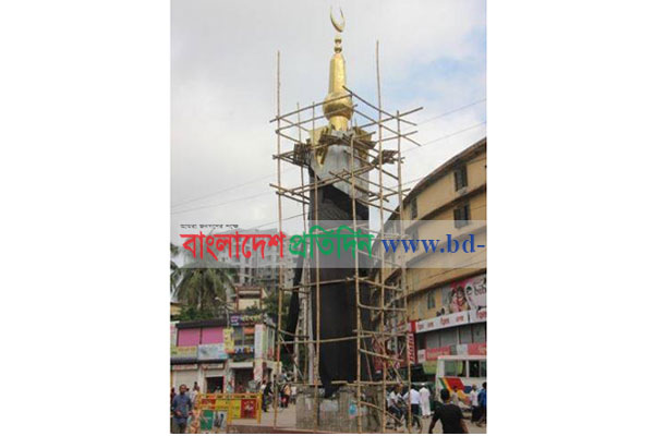 মোহাম্মদপুরে উদ্বোধনের অপেক্ষায় আল্লাহর গুণবাচক ৯৯ নামের স্তম্ভ