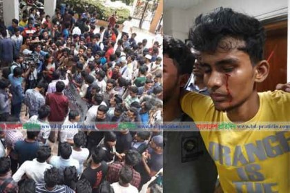 ঢাবিতে ডিনের কার্যালয়ে ঘেরাও নিয়ে উত্তেজনা, হাতাহাতি