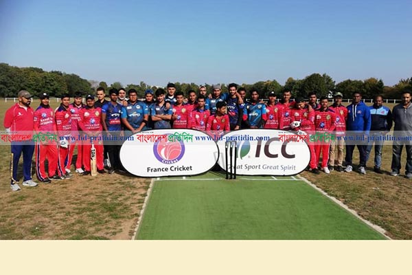 ফ্রান্সে অনূর্ধ্ব-১৮ জাতীয় ক্রিকেট টুর্নামেন্টে চ্যাম্পিয়ন প্যারিস নাইট রাইডার্স