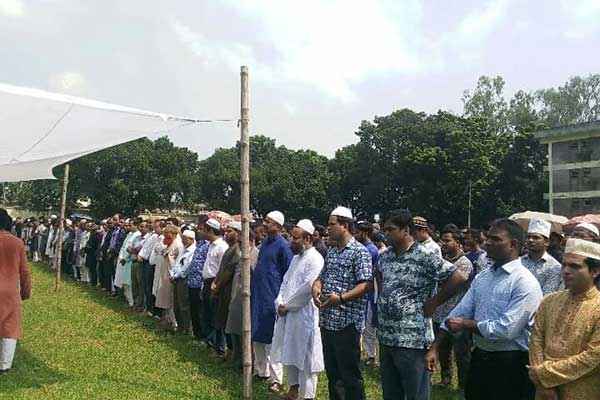 নৌকাডুবিতে মৃত্যু; হাবিপ্রবিতে দুই ছাত্রের জানাজা অনুষ্ঠিত