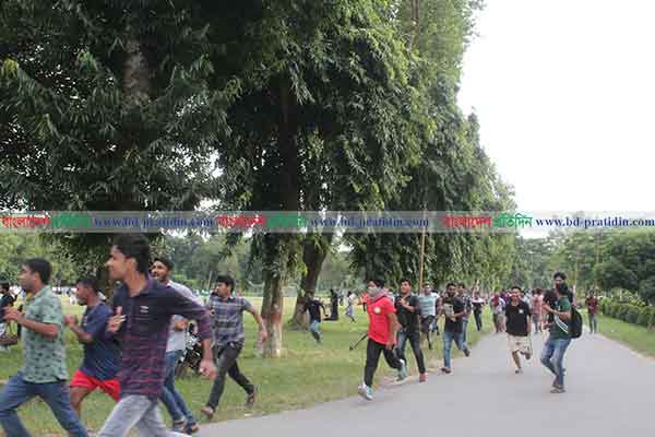 ইবি ছাত্রলীগ সম্পাদককে ফের ধাওয়া বিদ্রোহীদের 