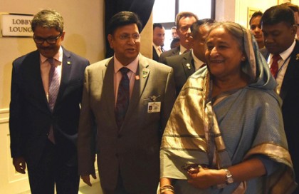 নিউইর্য়কে পৌঁছেছেন প্রধানমন্ত্রী