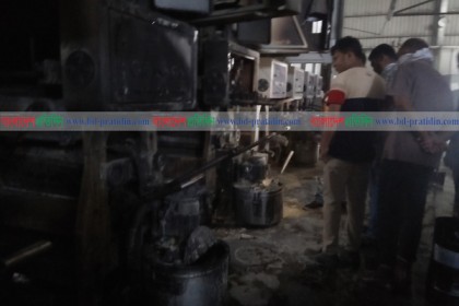 টঙ্গীতে প্রিন্টিং কারখানায় আগুন, আহত ২