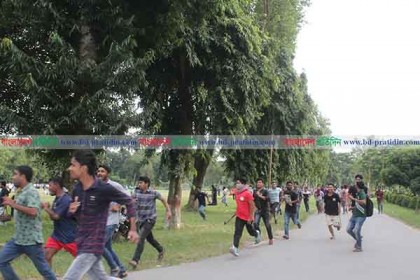 ইবি ছাত্রলীগ সম্পাদককে ফের ধাওয়া বিদ্রোহীদের 
