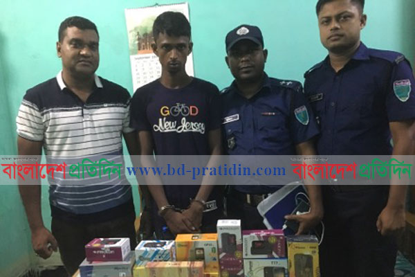 শ্রীমঙ্গলে মোবাইল চুরির ঘটনায় আটক ১