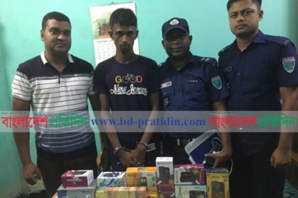 শ্রীমঙ্গলে মোবাইল চুরির ঘটনায় আটক ১