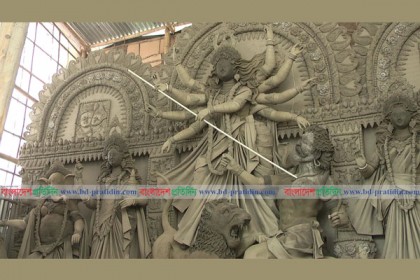 নেত্রকোনায় দুর্গাপূজাকে ঘিরে তিন স্তরের নিরাপত্তা