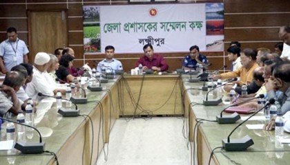 দুর্গাপূজাকে ঘিরে লক্ষ্মীপুরে মতবিনিময় সভা