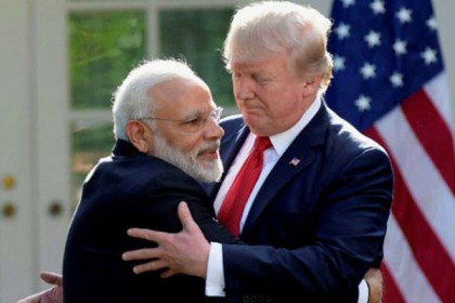 মোদিকে  ট্রাম্পের পাল্টা প্রশংসা, বললেন ‘ফাদার অব ইন্ডিয়া’