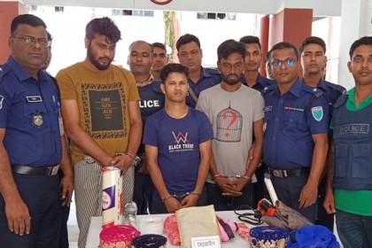 সিলেটে হেরোইনসহ আটক ৩

