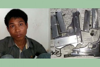 ত্রিপুরায় অস্ত্রসহ বাংলাদেশি যুবক আটক