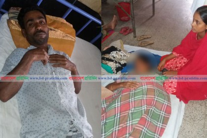 জমি সংক্রান্ত বিরোধে পৈচাশিক কায়দায় দম্পতিকে নির্যাতন