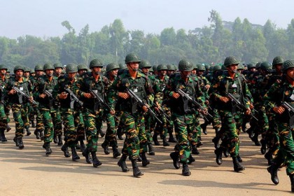 সামরিক শক্তিতে ১১ ধাপ এগিয়েছে বাংলাদেশ