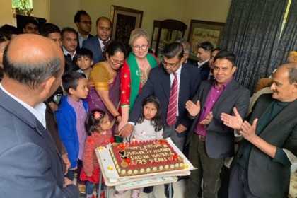 বাংলাদেশ হাউজে প্রধানমন্ত্রীর জন্মদিন উদযাপিত