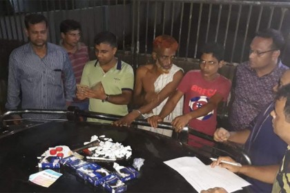 ব্রাহ্মণবাড়িয়ায় দুই মাদক ব্যবসায়ী আটক