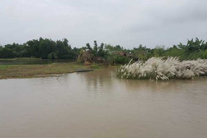 চাঁপাইনবাবগঞ্জে পদ্মা ও মহানন্দা নদীর পানি বৃদ্ধি অব্যাহত 