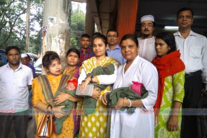 সেই তিন নবজাতকের ঠাঁই হল ছোটমনি নিবাসে        

