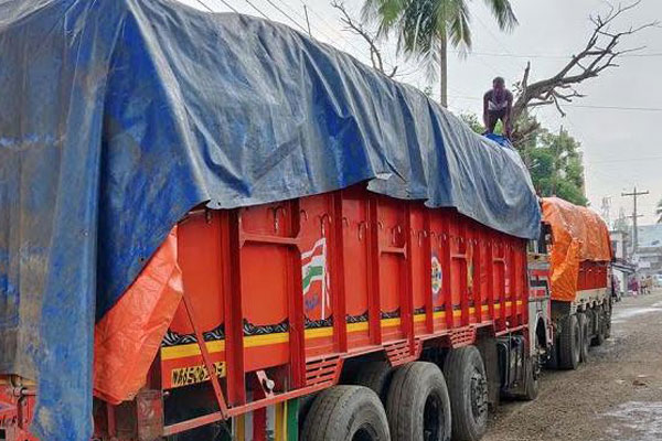 দিনাজপুরের হিলি স্থলবন্দরে পিয়াজের আমদানি 