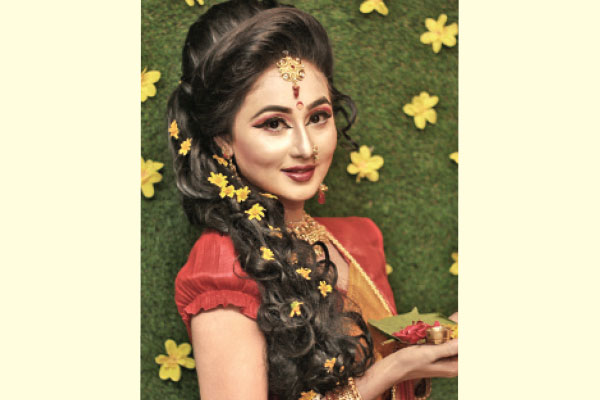 পুজোর সাজ-মেকআপ