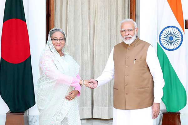 হাসিনা-মোদী বৈঠক: সমঝোতা স্মারক সই, প্রকল্প উদ্বোধন