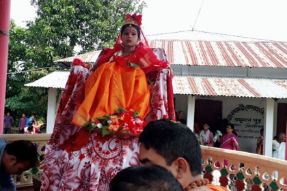 শ্রীমঙ্গলে কুমারীপূজা অনুষ্ঠিত