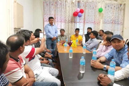 সিঙ্গাপুরে সংসদ সদস্য নূর মোহাম্মদকে প্রবাসীদের পক্ষ থেকে সংবর্ধনা