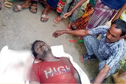 কটিয়াদীতে ধানক্ষেত থেকে অজ্ঞাত যুবকের লাশ উদ্ধার