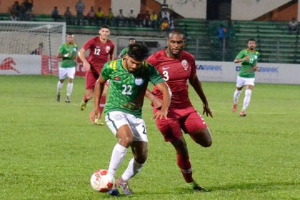 কাতারের কাছে ২-০ গোলে হারল বাংলাদেশ