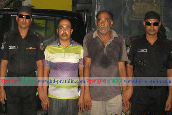ফরিদপুরে ৮৫০ বোতল ফেনসিডিলসহ ২ মাদক ব্যবসায়ী আটক