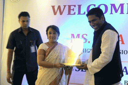 বরিশাল সিটি মেয়রের সংবর্ধনায় ভারতীয় হাইকমিশনার

