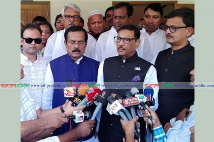 যুবলীগ চেয়ারম্যান আত্মগোপনে নেই : ওবায়দুল কাদের