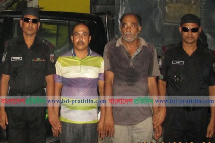 ফরিদপুরে ৮৫০ বোতল ফেনসিডিলসহ ২ মাদক ব্যবসায়ী আটক