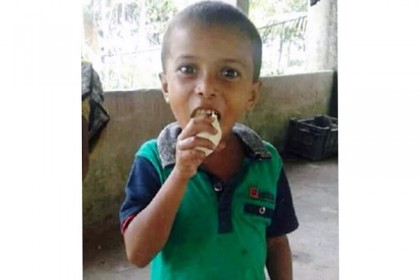 সুনামগঞ্জে  শিশু তুহিন হত্যায় মামলা করলেন মা